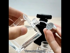 Glass Mist Spray 30 ml 50 ml Luxe Zwarte Leeg Vierkant Parfumfles