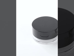 20g Duidelijke Plastic Loose Power Finishing Power Cosmetische pot met spiegeldeksel